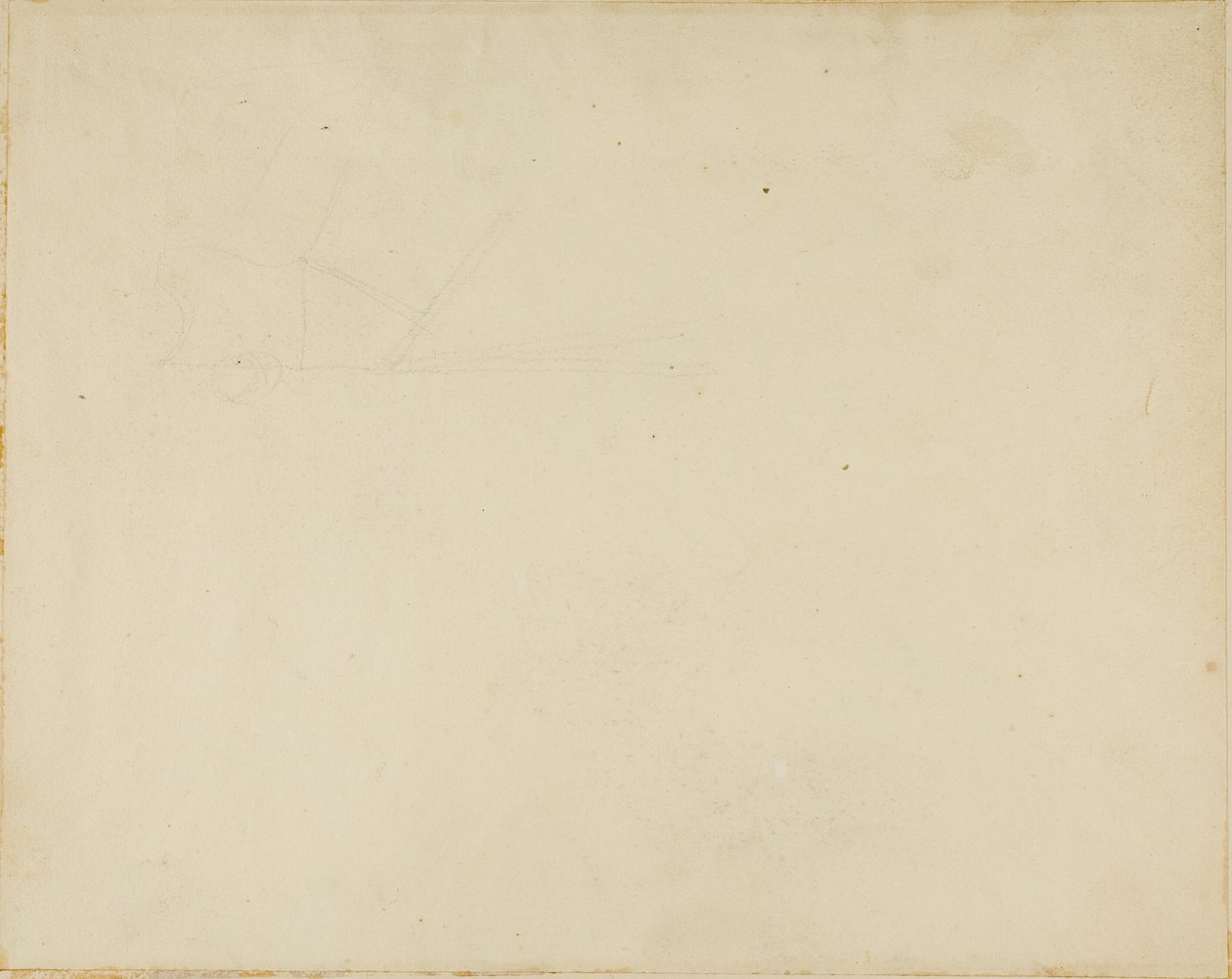 Sketch of Farm Implement by Jean Louis André Théodore Géricault