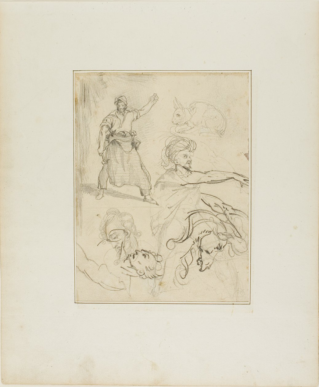 Studies of a Blacksmith and a Horse