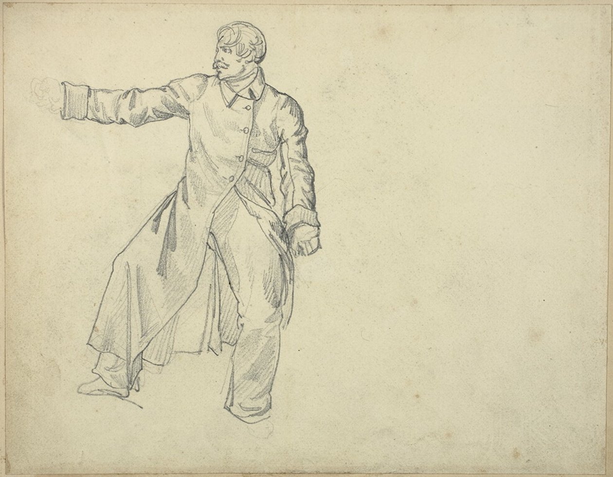 Study of an Artilleryman by Jean Louis André Théodore Géricault