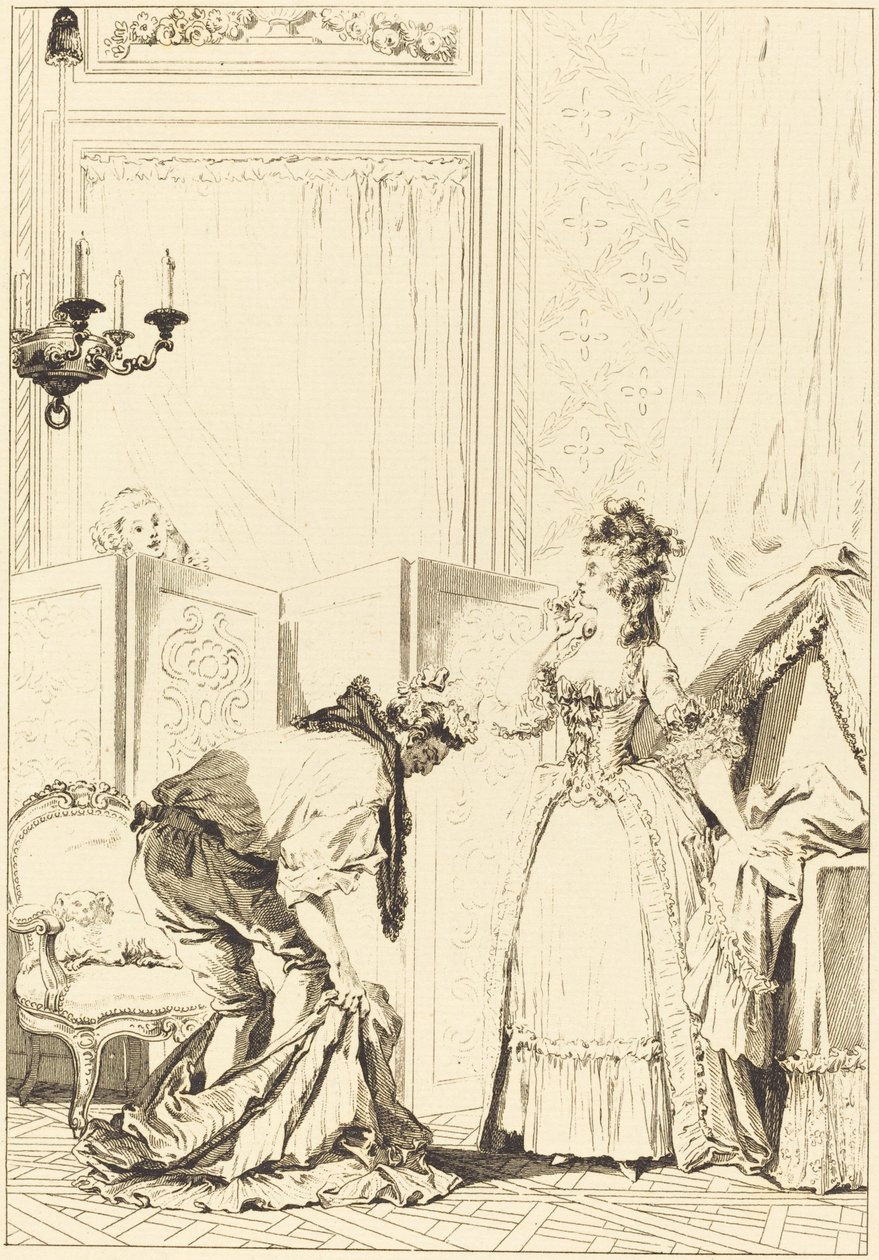 The Cuckold Beaten and Content by Jean Louis Delignon and Antoine Jean Duclos after Jean Honoré Fragonard