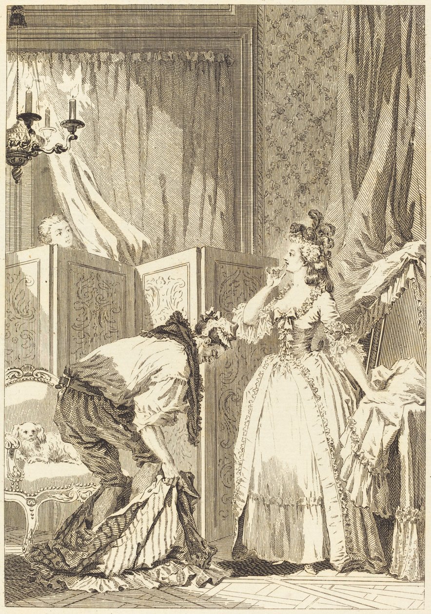 The Cuckold Beaten and Content by Jean Louis Delignon and Antoine Jean Duclos after Jean Honoré Fragonard