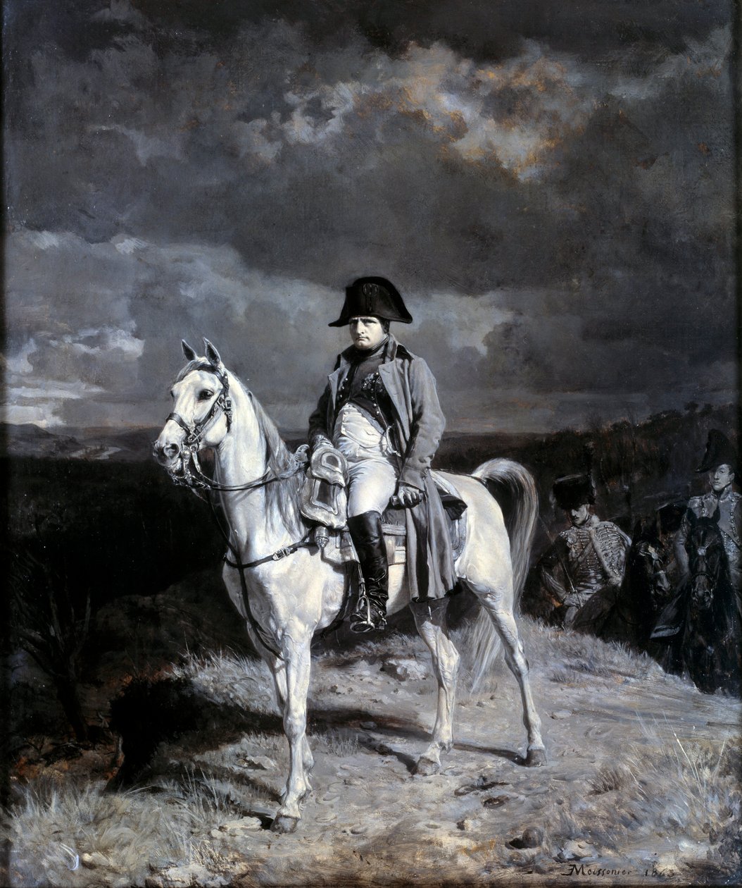 Equestrian Portrait of Napoleon I by Jean Louis Ernest Meissonier