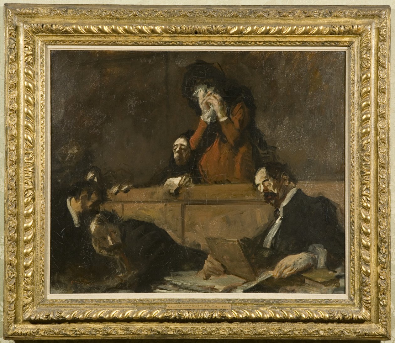 A Court Scene (Scenes des Tribunaux) 1909 by Jean Louis Forain