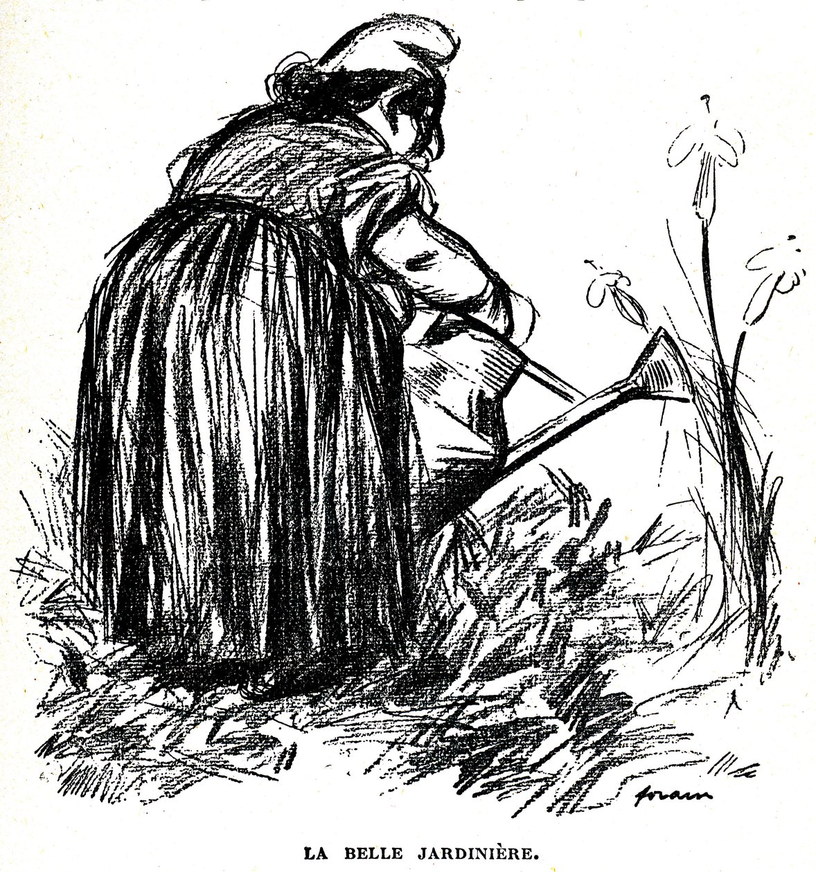 Antisemite drawing published before 1900 in the newspaper 