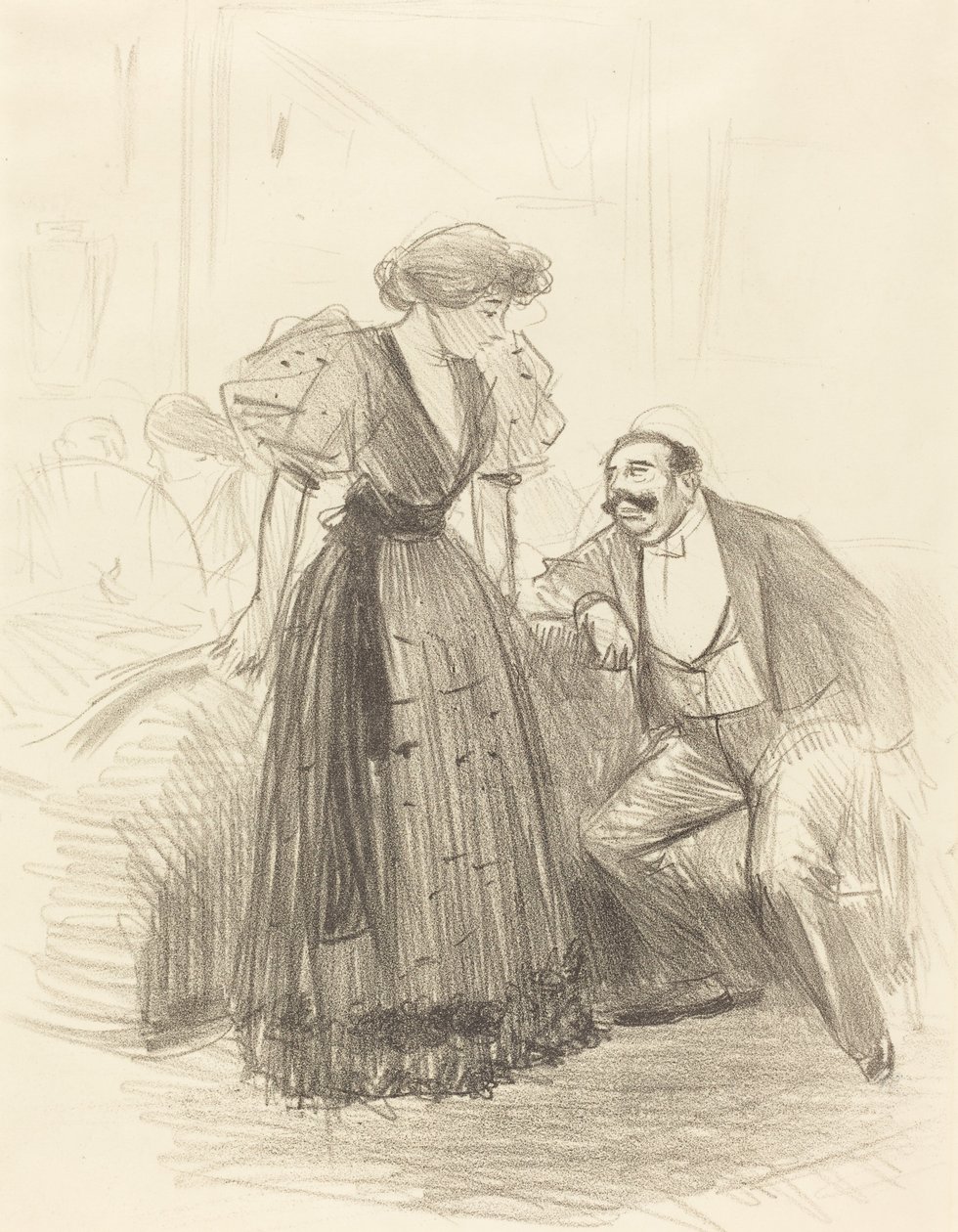 At an Evening Party by Jean Louis Forain