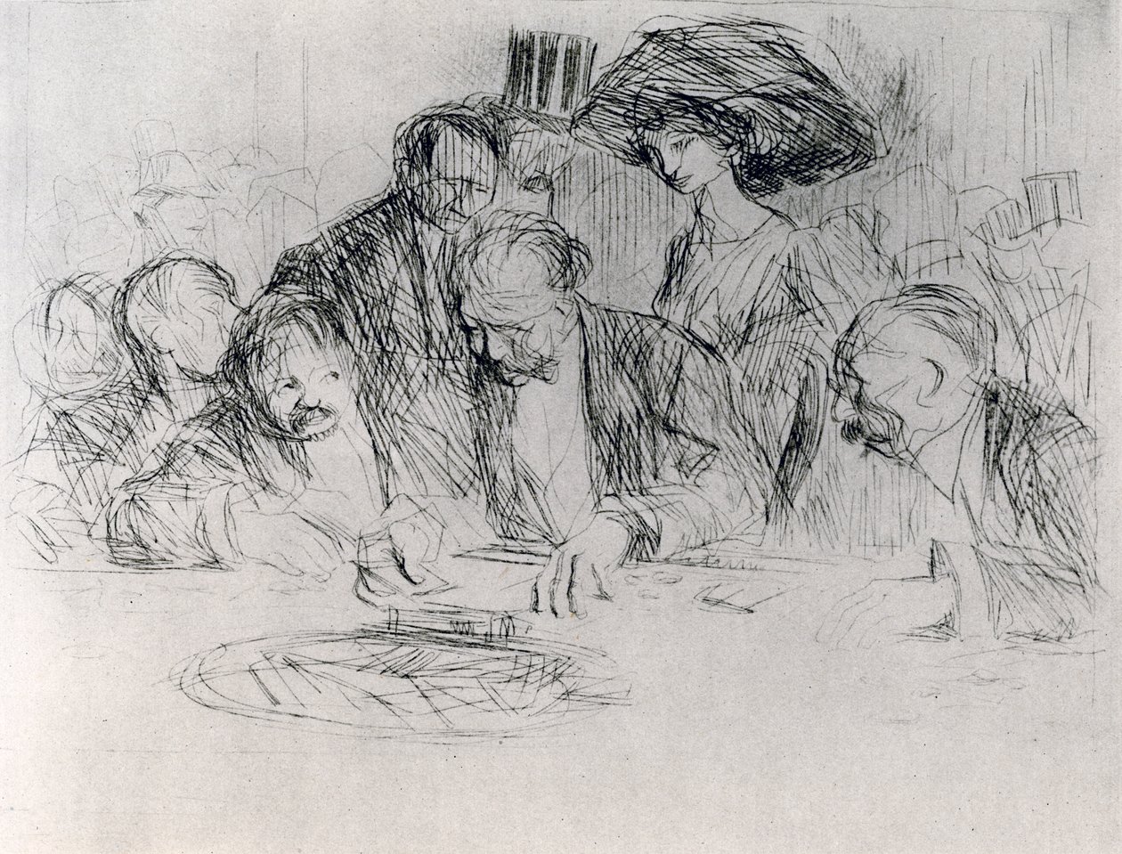 At the Gambling Table, 1925 by Jean Louis Forain