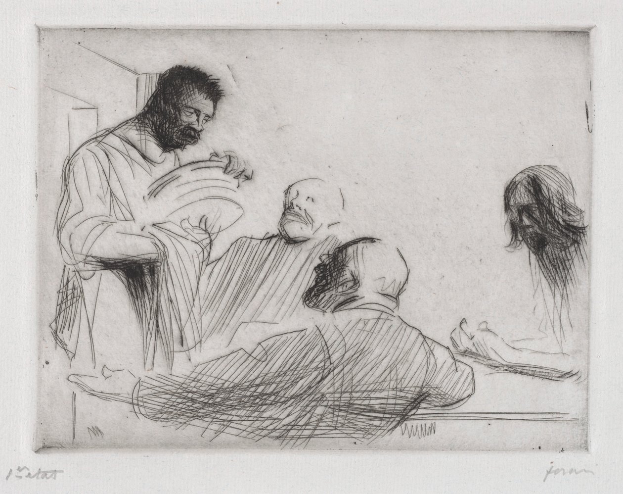 Before the Meal at Emmaus by Jean Louis Forain