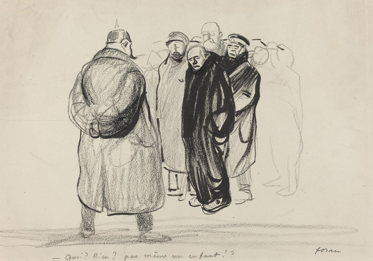 Bredouilles. The Crew of a Zeppelin, probably 1915 by Jean Louis Forain