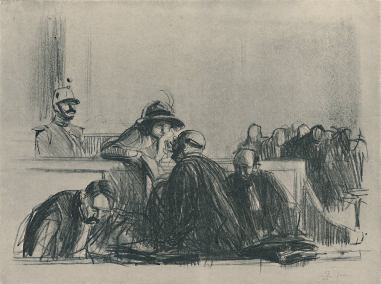 Legal Counsel, 1919 by Jean Louis Forain