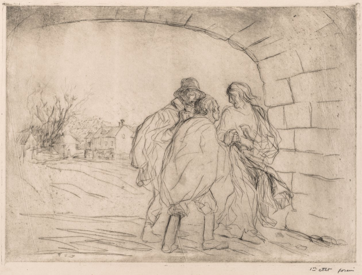 Encounter Under the Vault by Jean Louis Forain