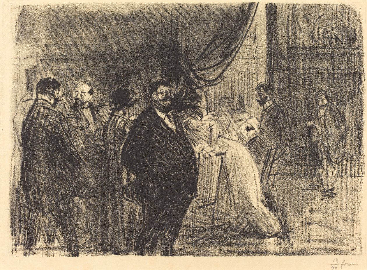 Gambling Room by Jean Louis Forain