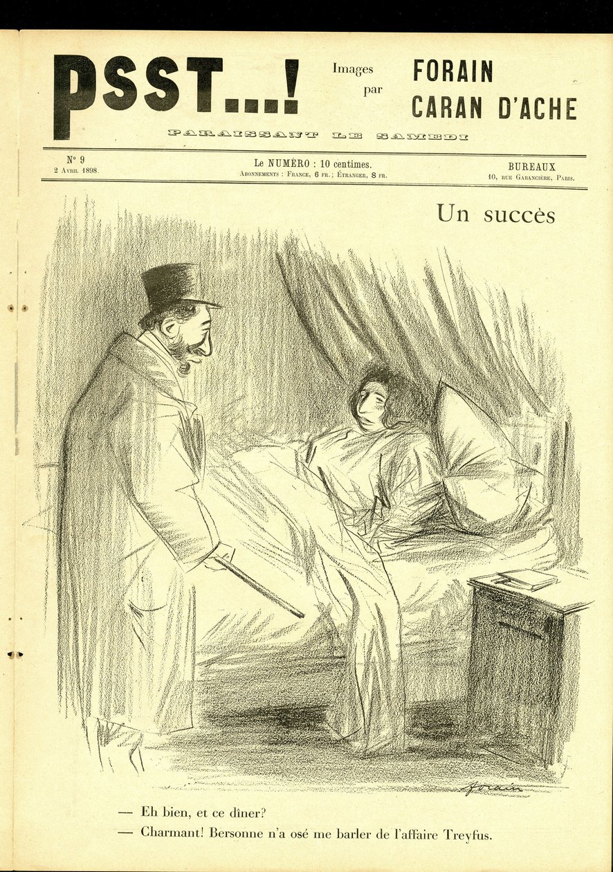 Illustration by Jean-Louis Forain in Psst...! by Jean Louis Forain
