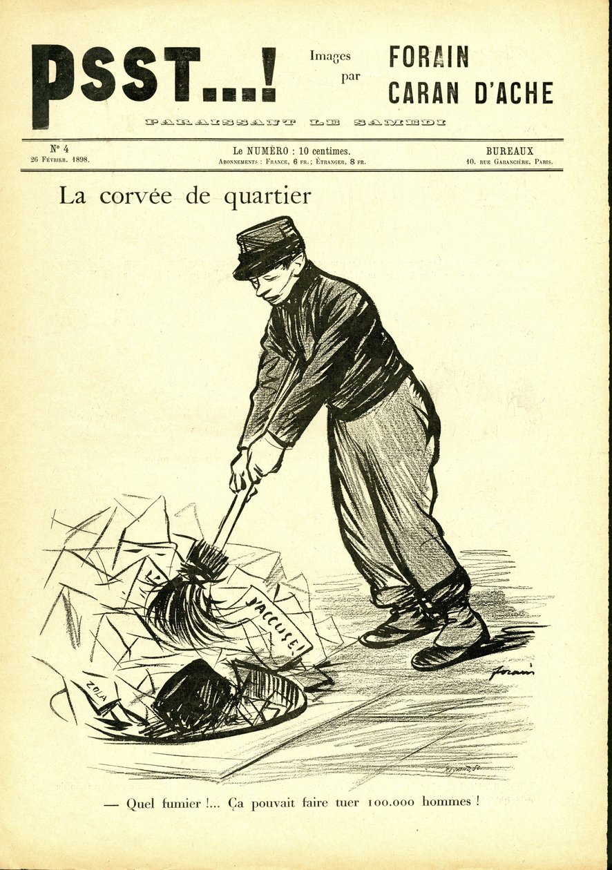 Illustration by Jean-Louis Forain in Psst...! by Jean Louis Forain