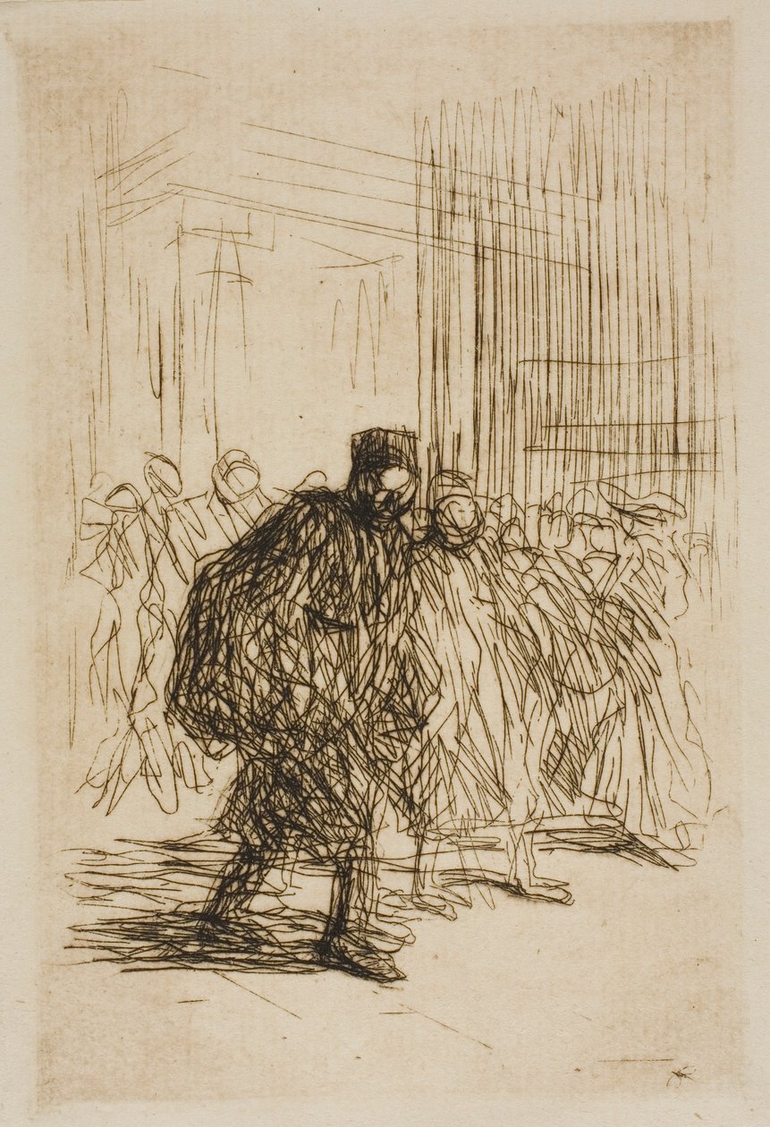 In the Corridors of the Court House by Jean Louis Forain