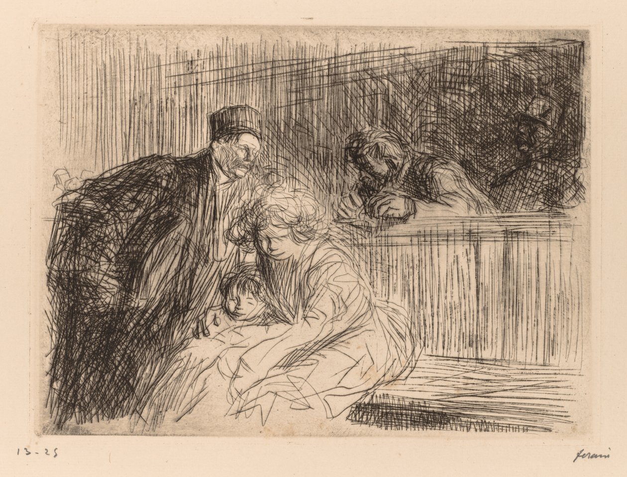 The Lawyer Speaking to the Accused by Jean Louis Forain