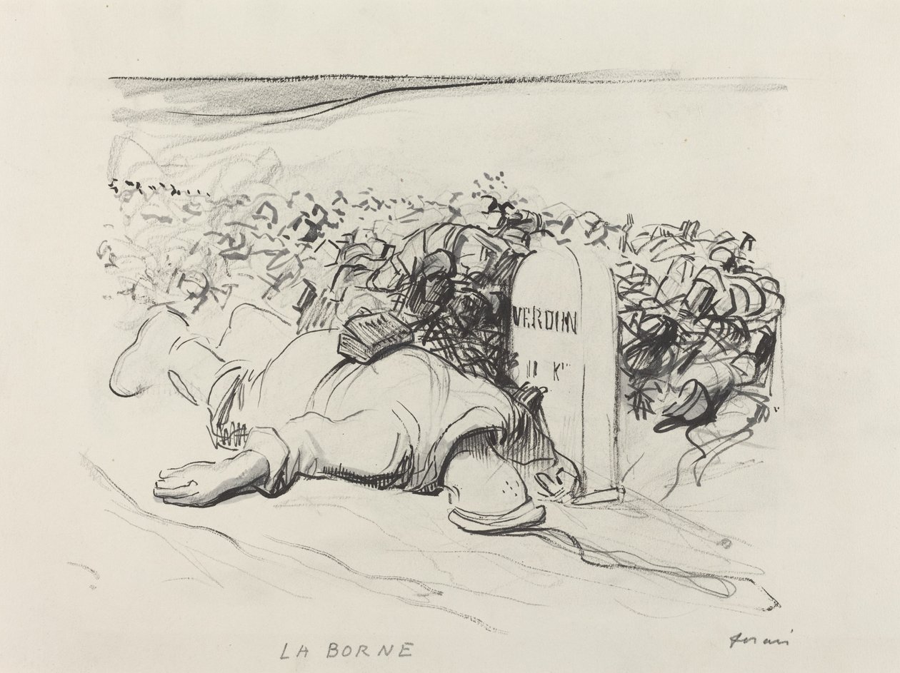 La Borne, Verdun, c. 1916 by Jean Louis Forain