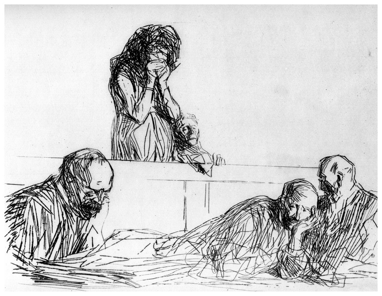 La Fille-mère by Jean Louis Forain