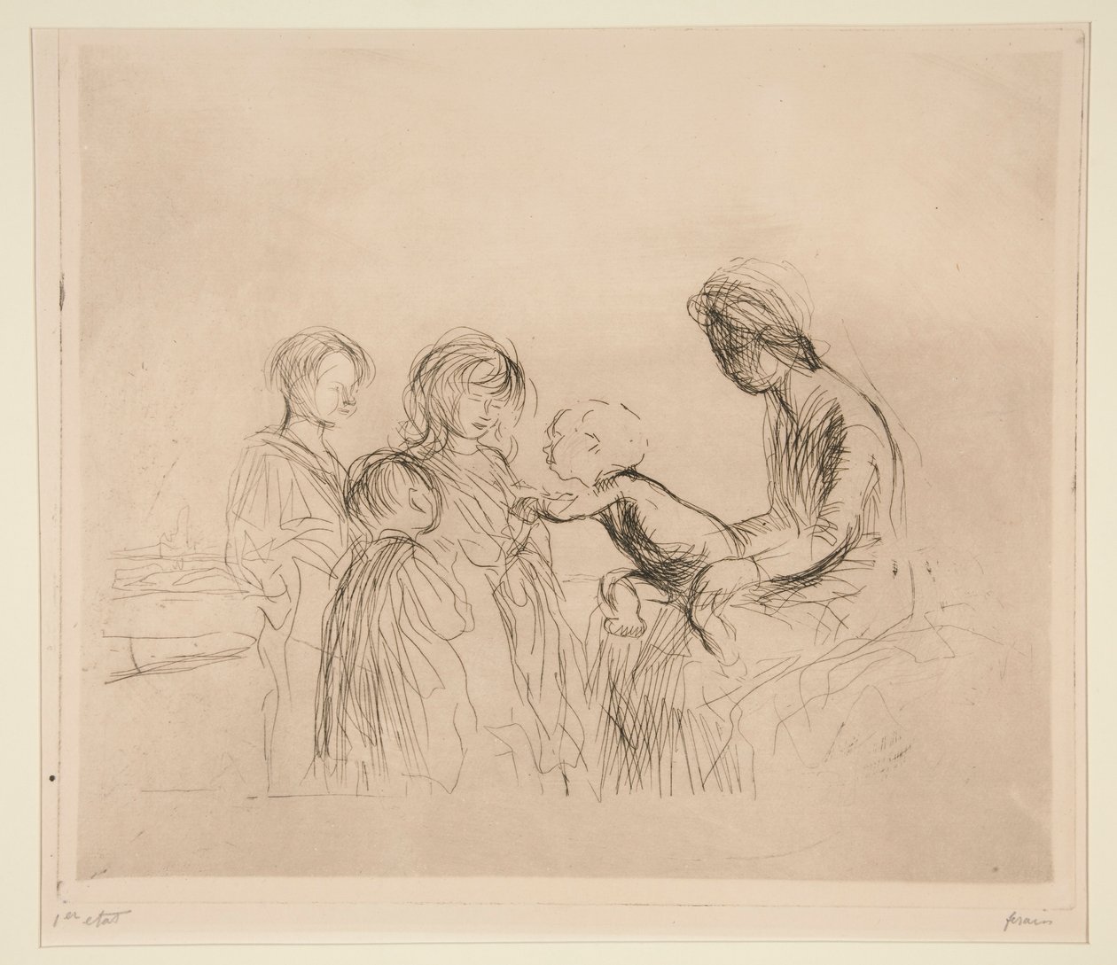 Madonna and Children by Jean Louis Forain