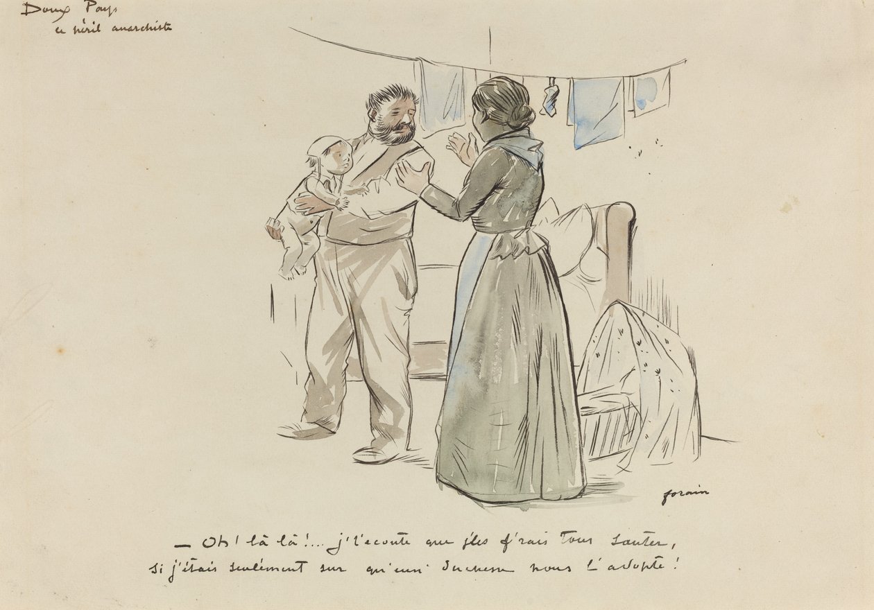 The Anarchist Peril, c. 1897 by Jean Louis Forain