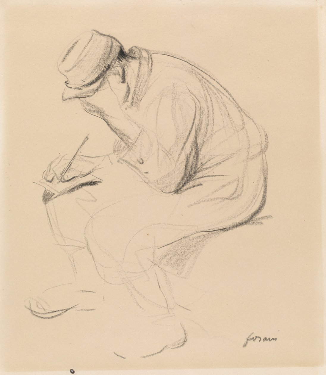 Le Poilu (French Soldier Writing Home) by Jean Louis Forain