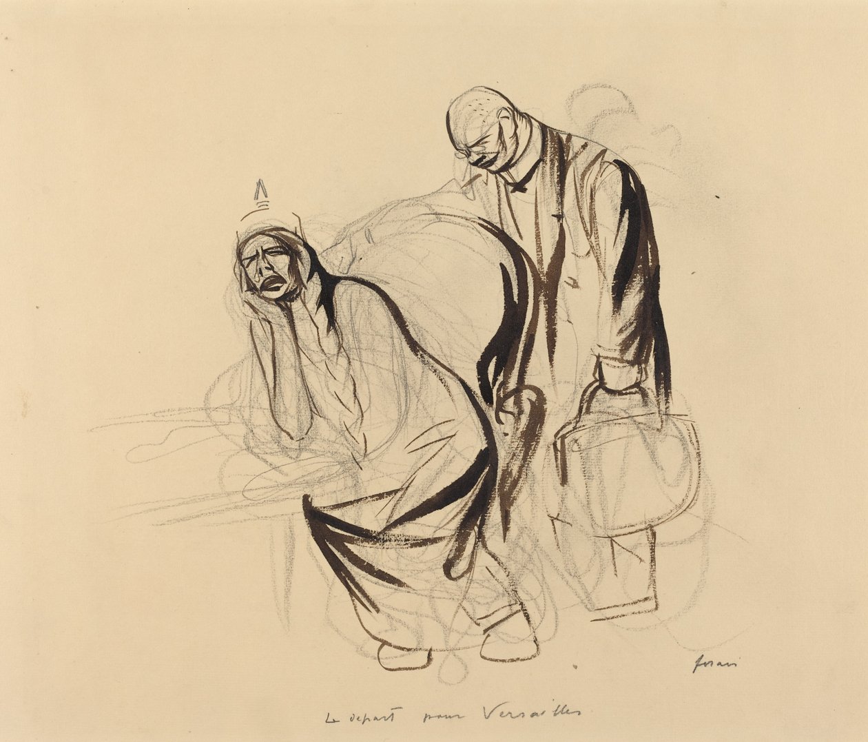 The Departure for Versailles, c. 1919 by Jean Louis Forain