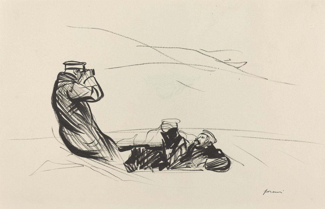 Looking for the Enemy, c. 1914-1919 by Jean Louis Forain