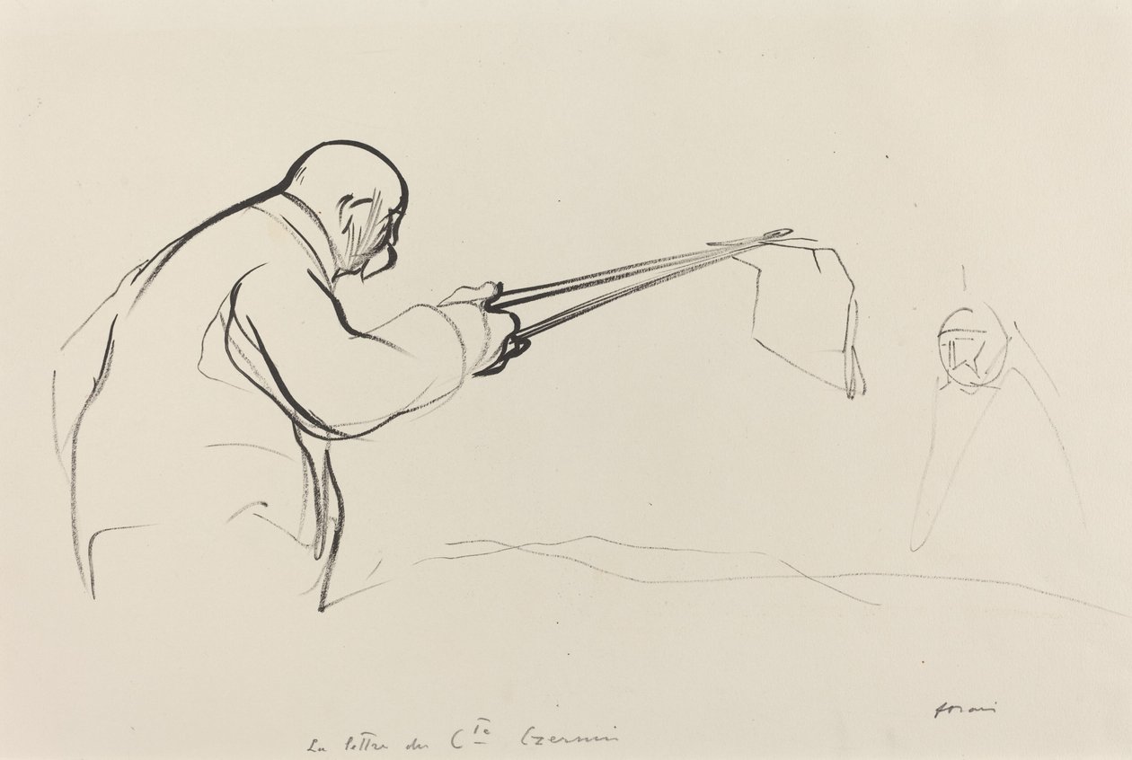M. Clemenceau. La lettre du Cte Czernin by Jean Louis Forain