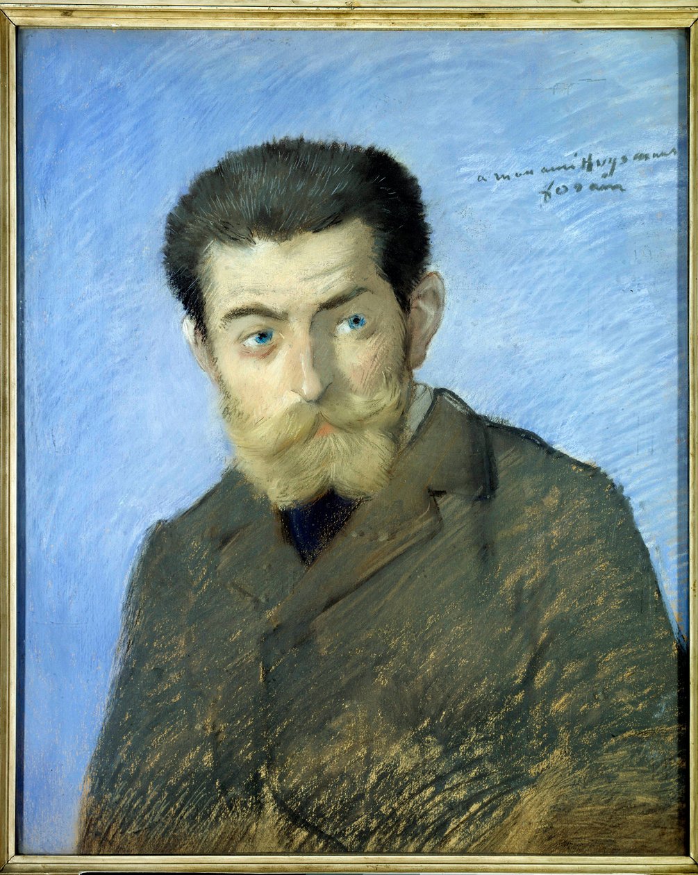Portrait of the French Writer Joris Karl Huysmans by Jean Louis Forain