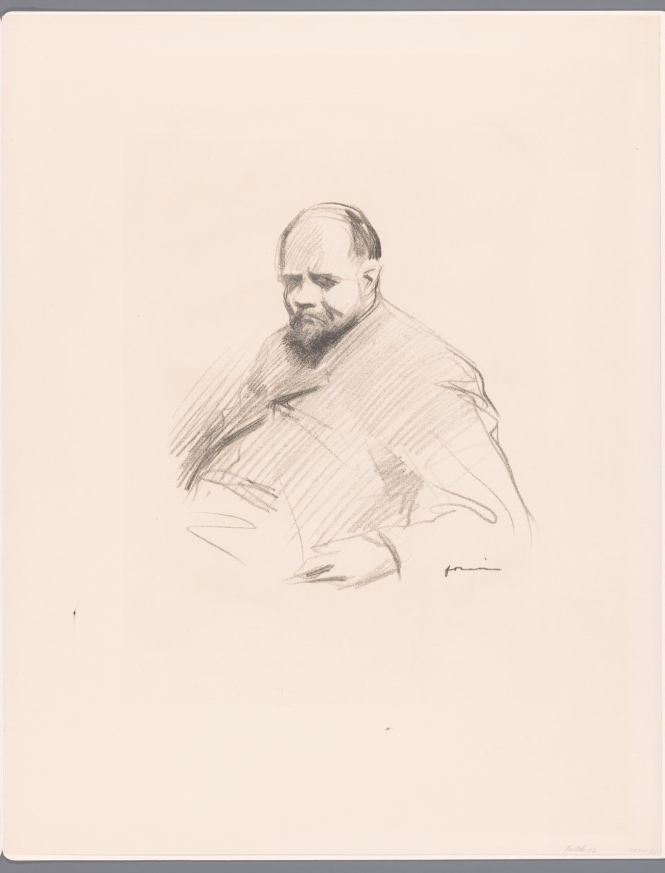 Portrait of Ambroise Vollard by Jean Louis Forain
