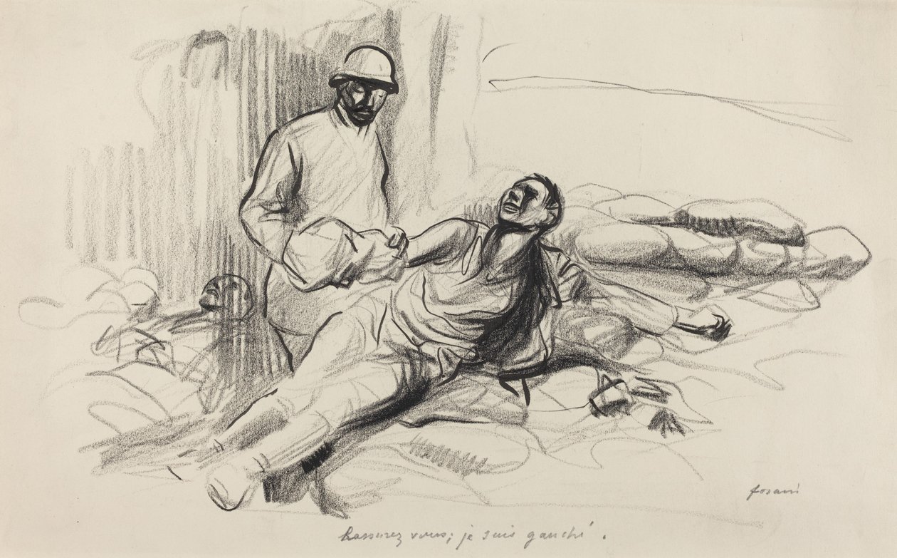 Rassurez vous, je suis gauche, c. 1914-1919 by Jean Louis Forain