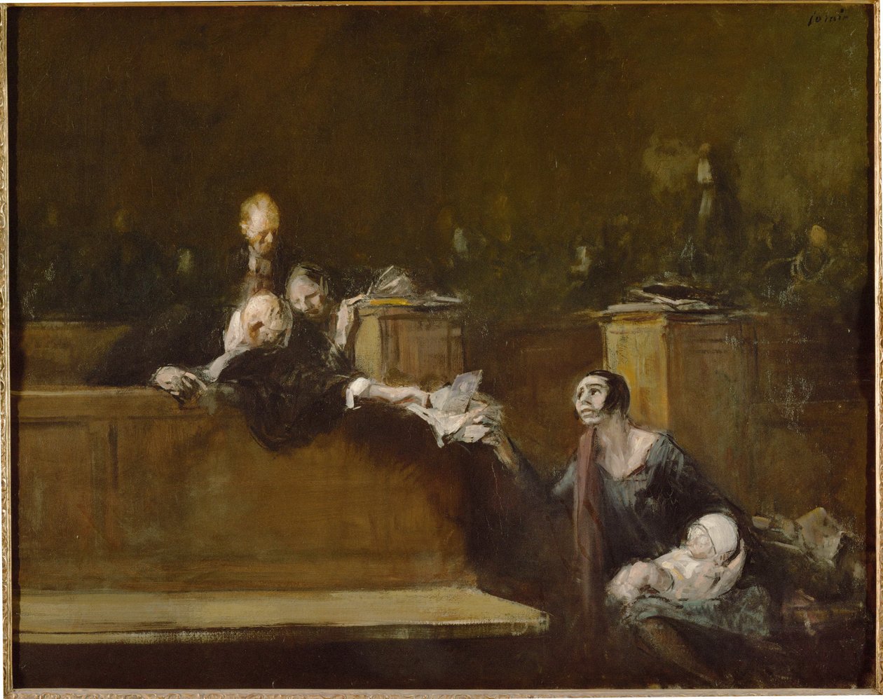 Court Scene by Jean Louis Forain
