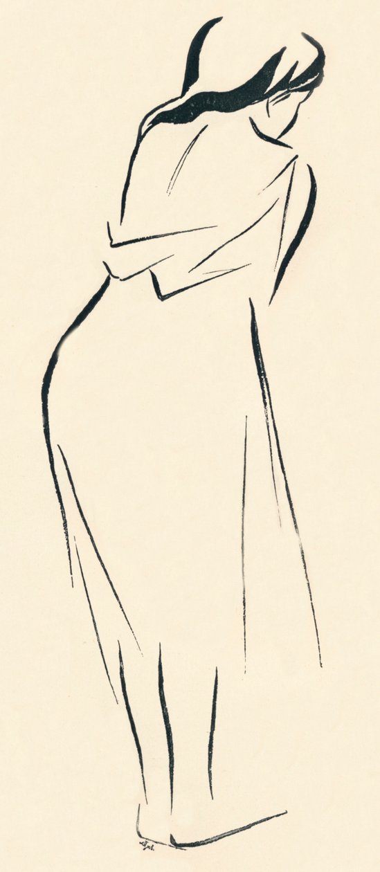 Study in Line by Jean Louis Forain