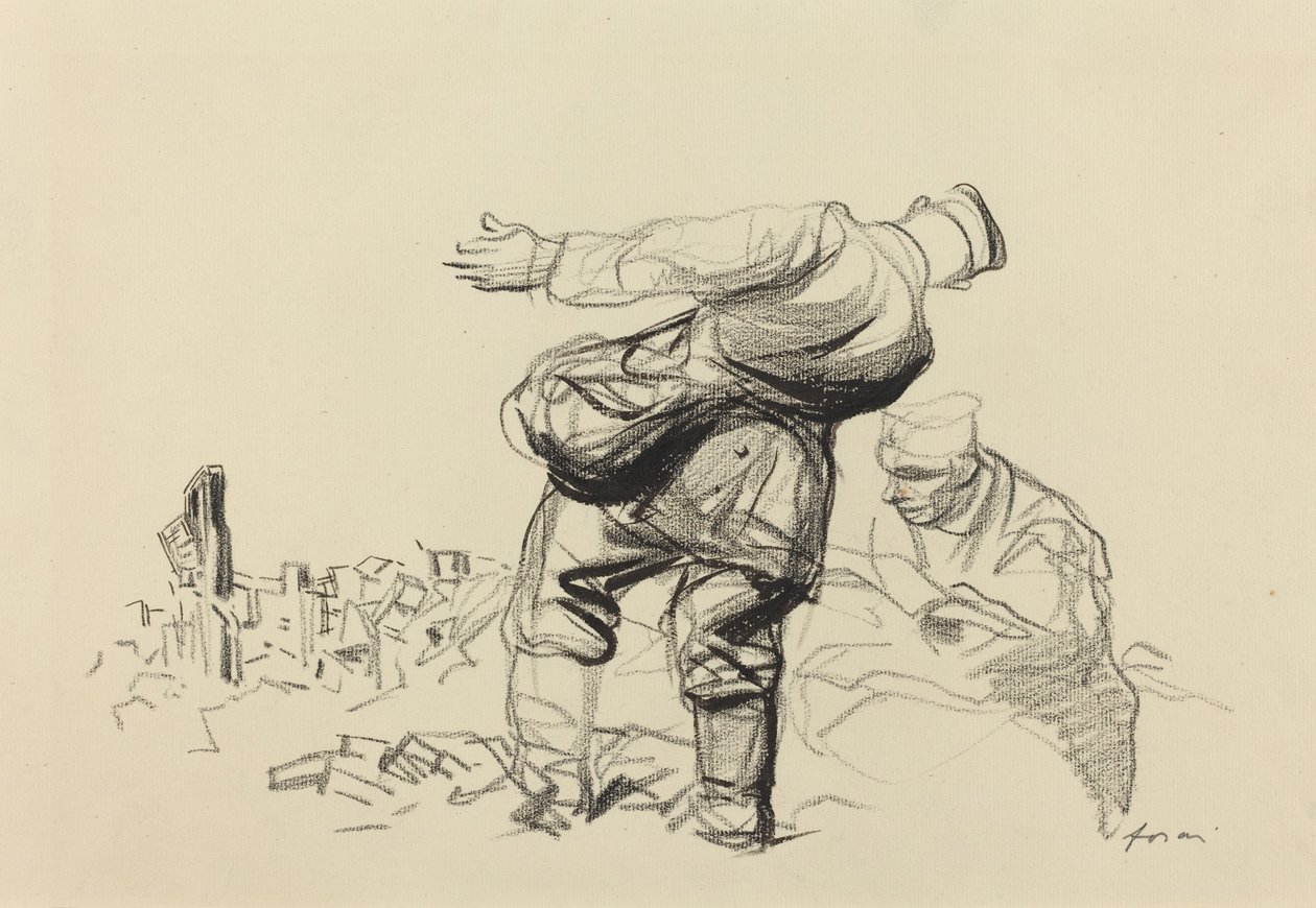 The Empire Destroys, The Republic Pays by Jean Louis Forain