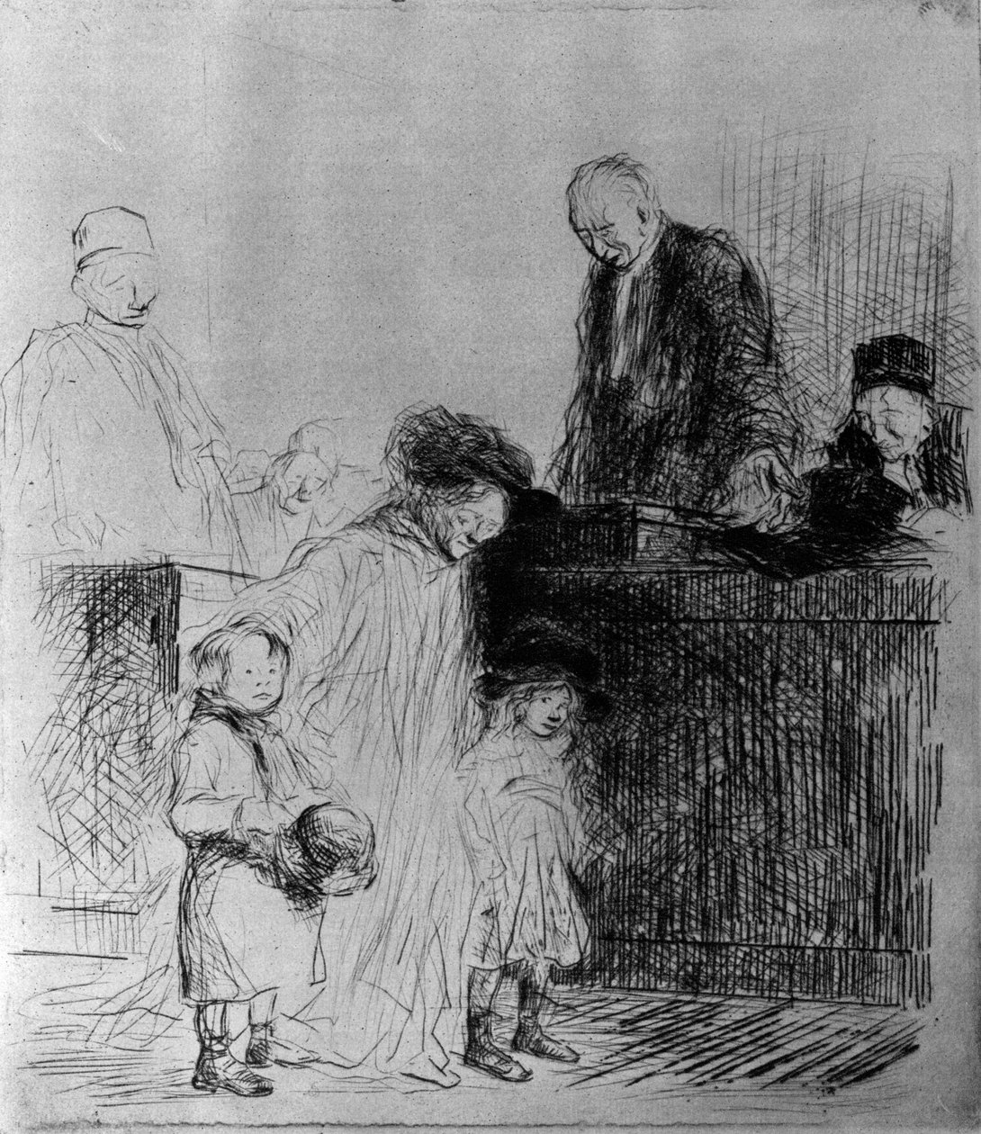 The Exit of the Audience, 1925 by Jean Louis Forain