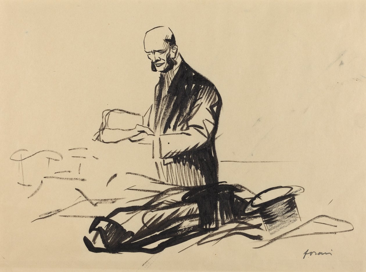 The Hat of Marshall Foch by Jean-Louis Forain