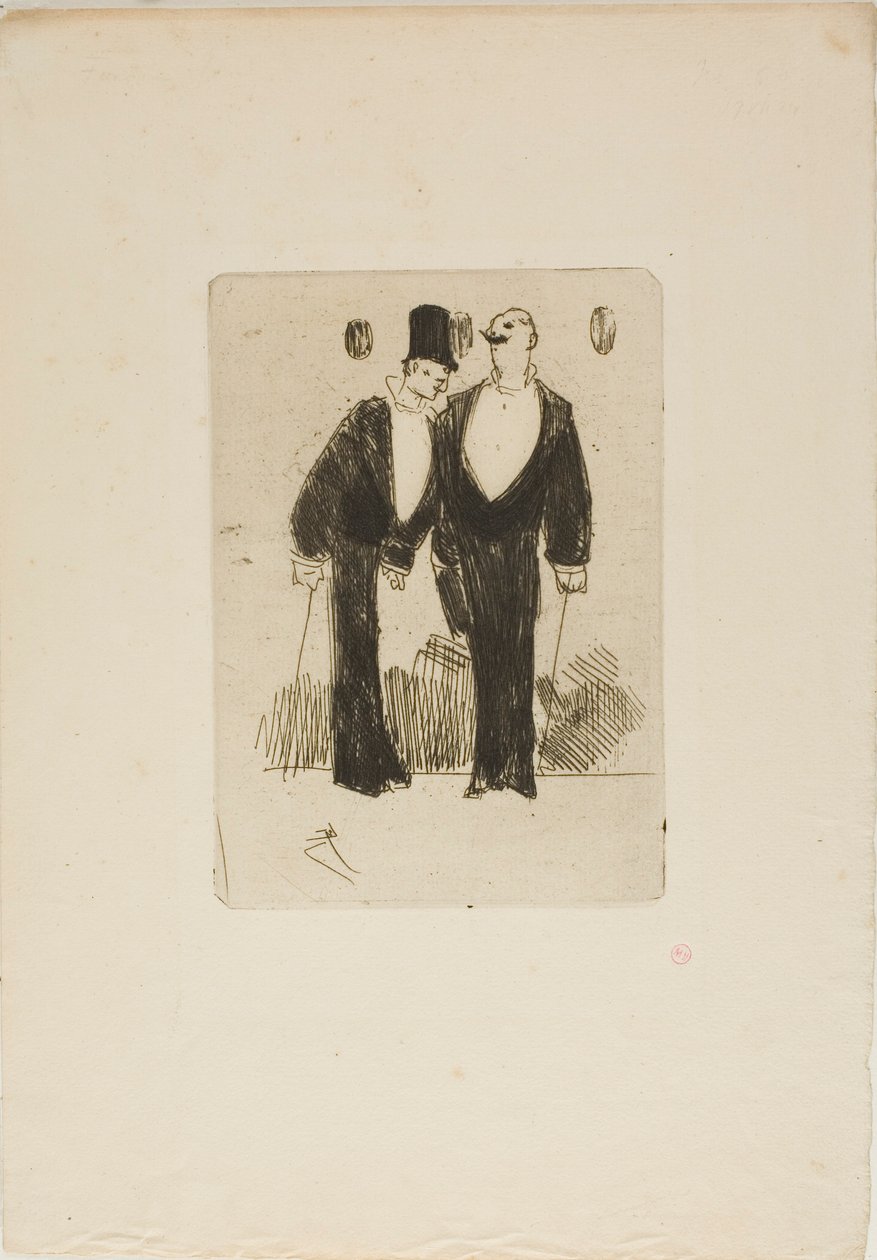 The Two Dandies by Jean Louis Forain