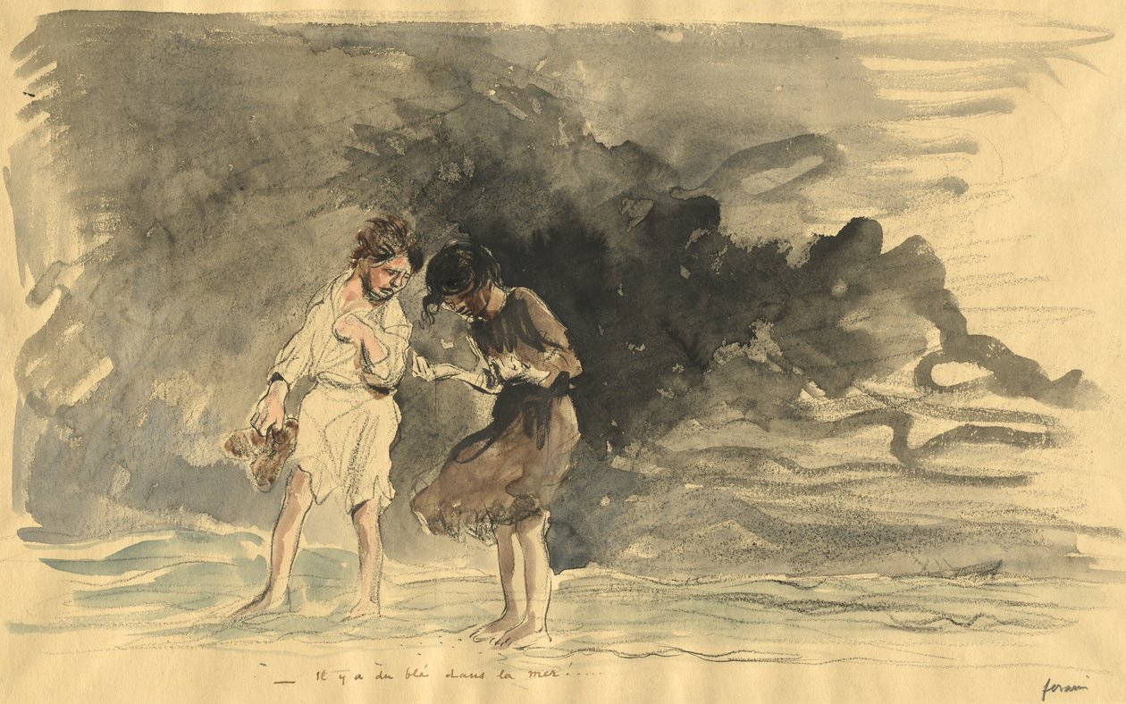 There is Corn in the Sea! by Jean Louis Forain