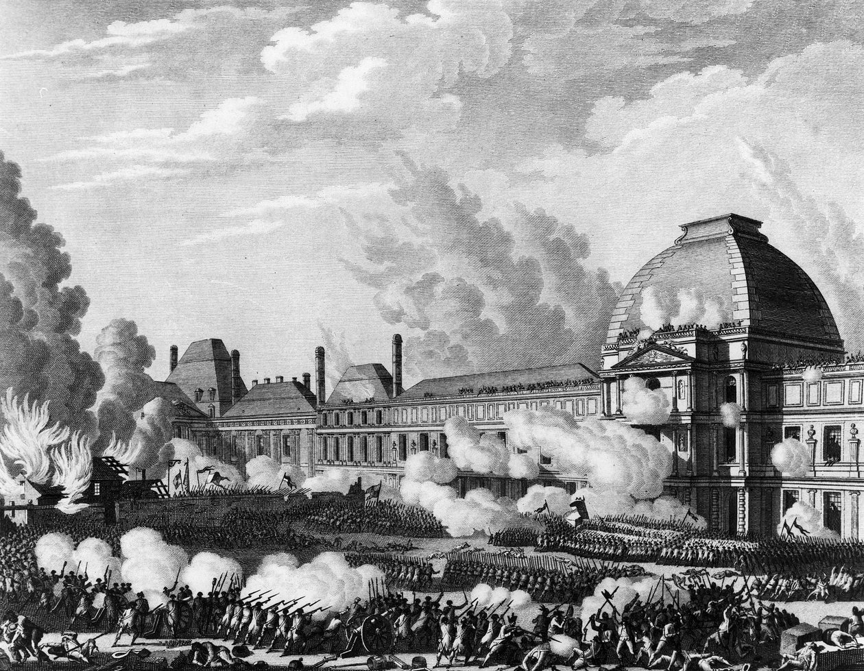 French Revolution: August 10 by Jean Louis II (after) Prieur