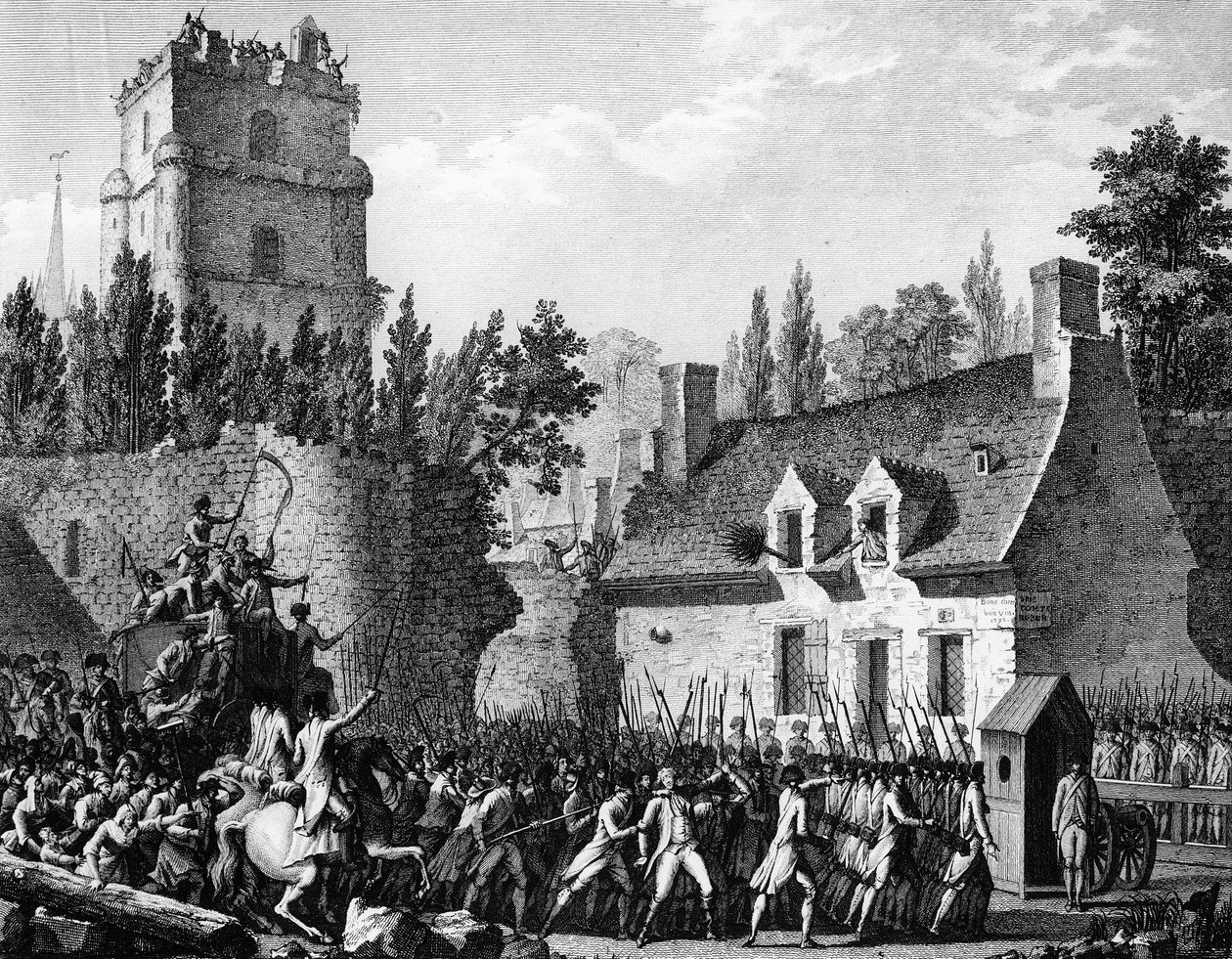 French Revolution: Pierre Victor de Besenval de Brunstatt, Baron de Besenval (1721-1791) led to Brie Comte Robert on August 10 by Jean Louis II (after) Prieur