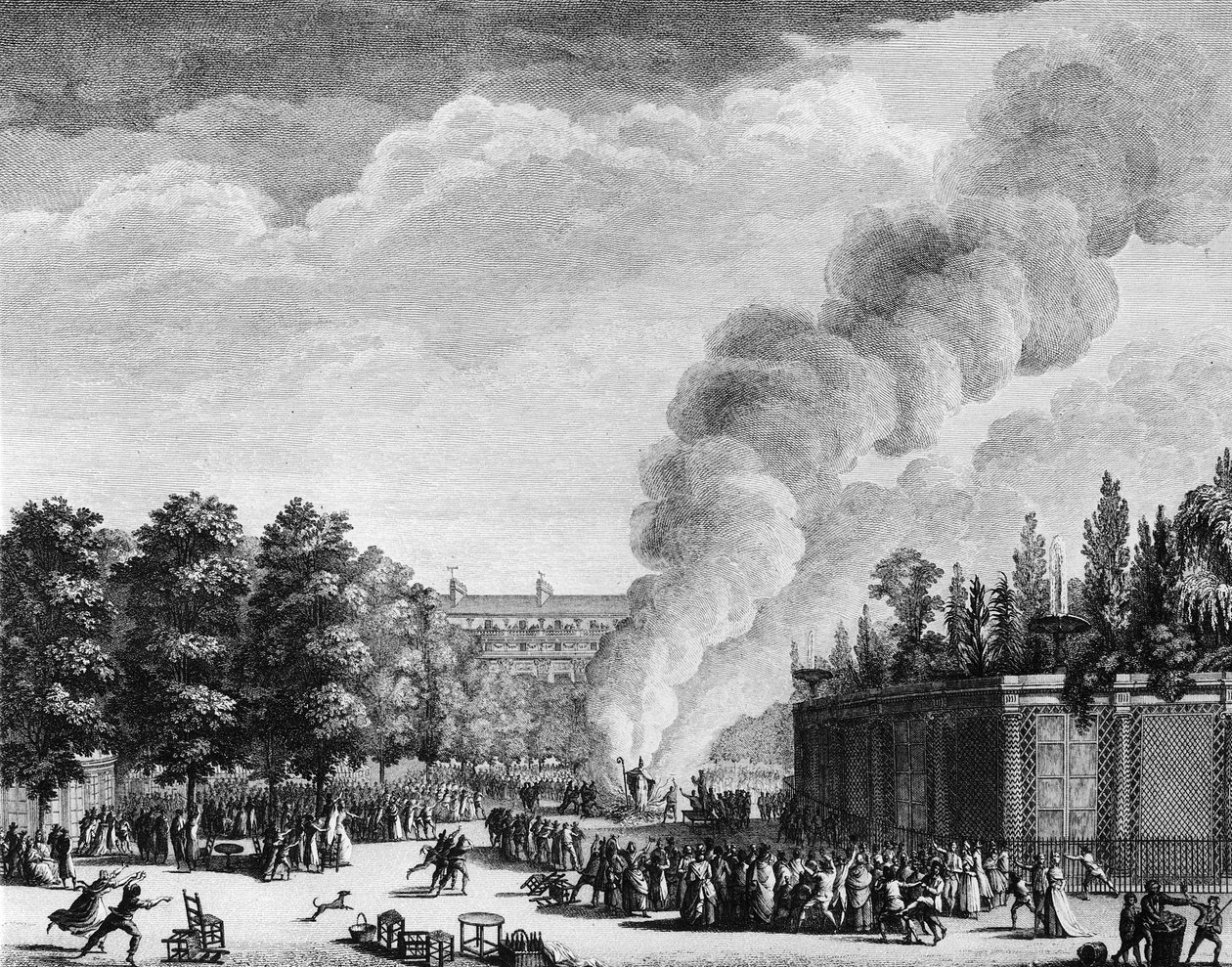 French revolution, anticlericalism: The model of Pope Pius VI (Giannangelo, Count Braschi elected as Pius VI) by Jean Louis II (after) Prieur