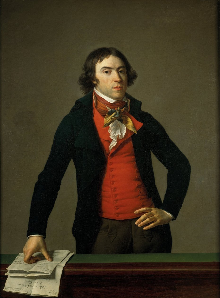 Portrait of Bertrand Barère de Vieuzac (1755-1841), French Revolutionary Politician and English Spy by Jean Louis Laneuville