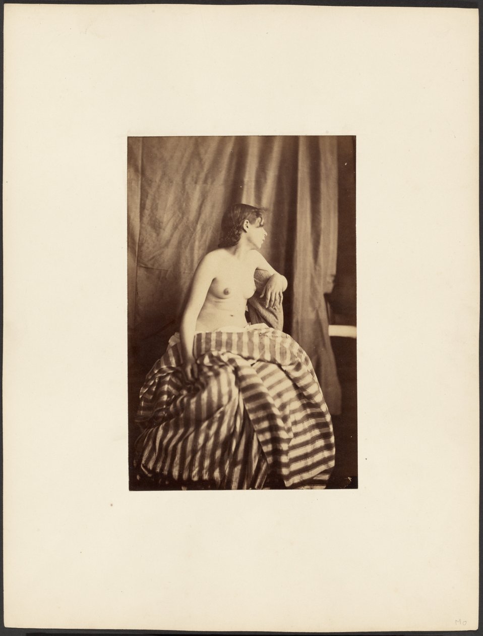 Nude Study by Jean Louis Marie Eugène Durieu