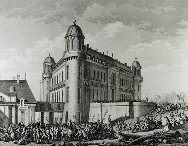Cannons taken from Chantilly to Paris, 9th August 1789 by Jean Louis Prieur