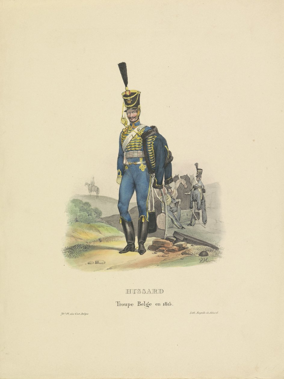 Dutch Hussar, 1815 by Jean Louis Van Hemelryck