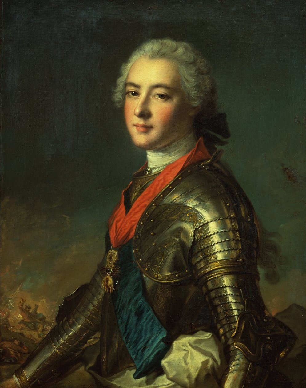 Portrait of Louis Jean Marie de Bourbon, Duke of Penthièvre by Jean Marc (studio of) Nattier