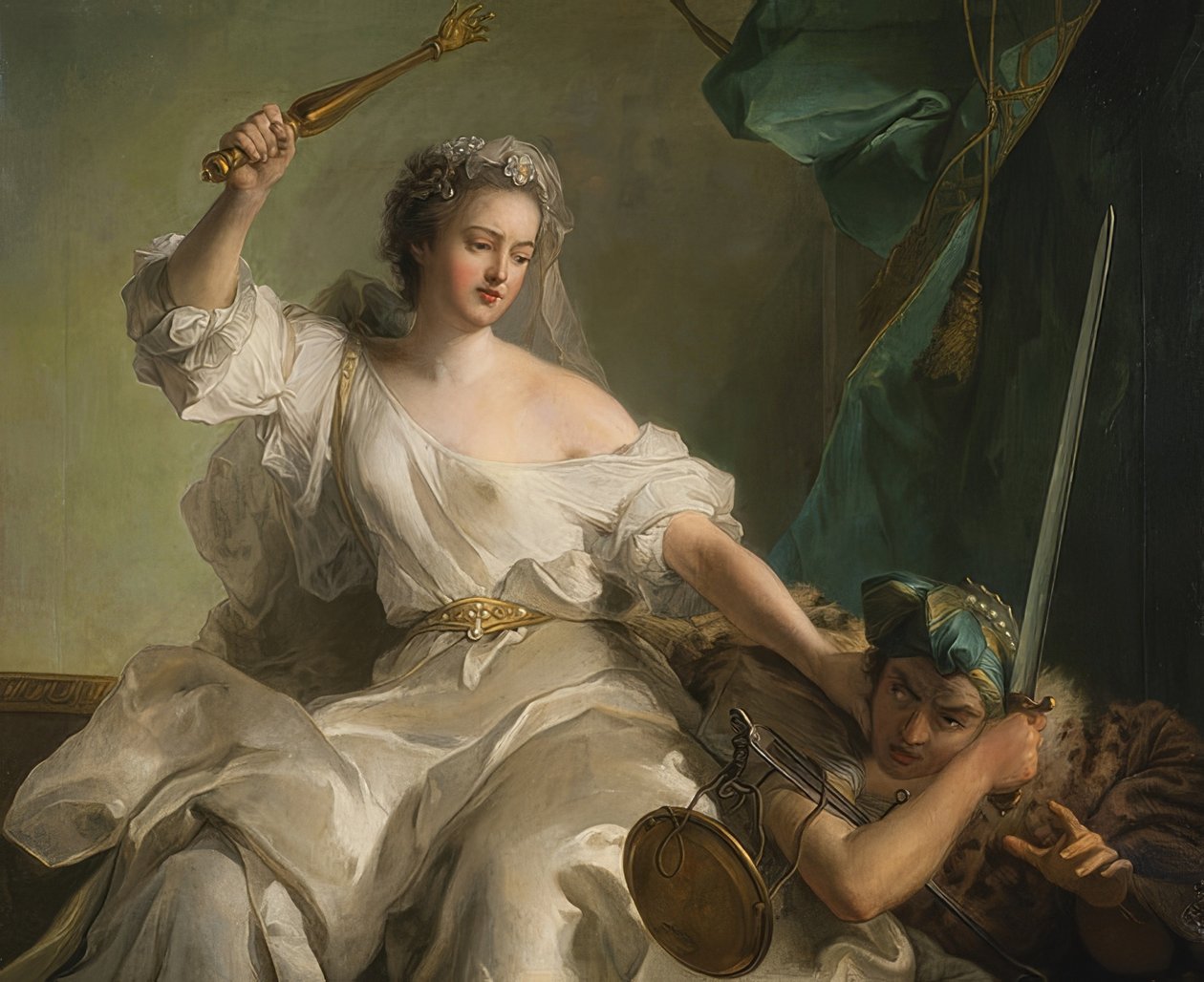 Allegory of Justice in Battle with Injustice by Jean Marc Nattier