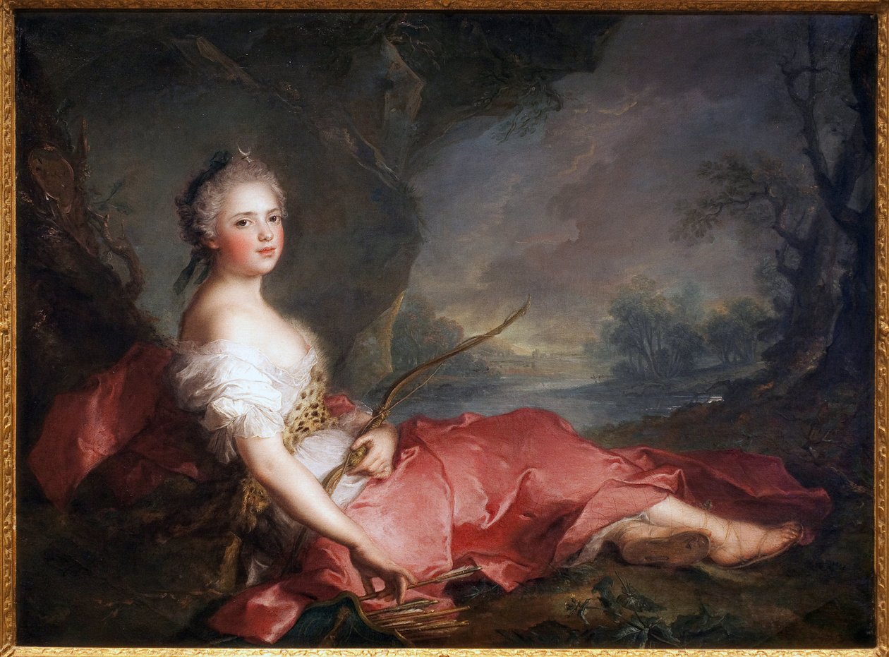 Madame Adelaide en Diane by Jean Marc Nattier