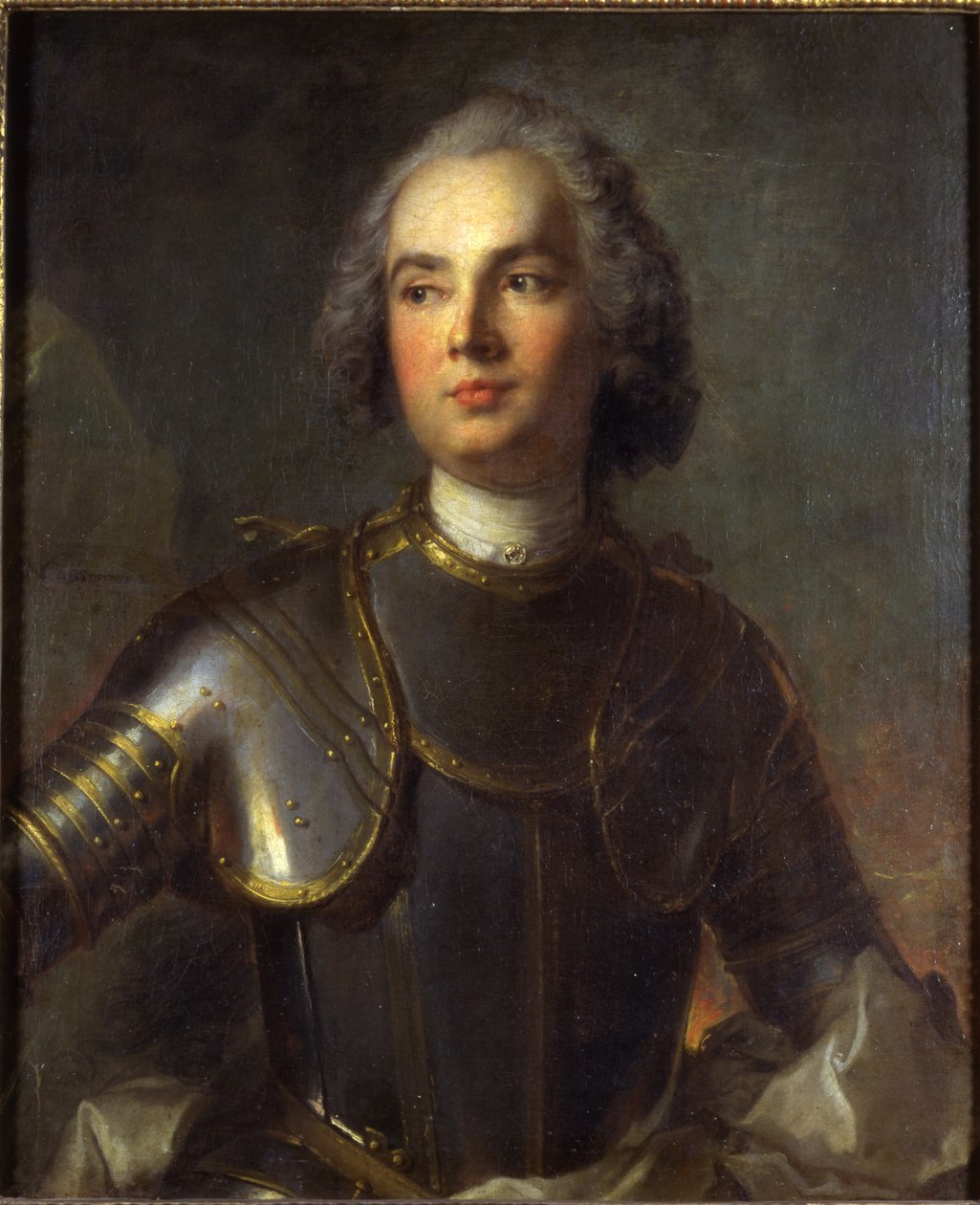 Portrait of Charles-Guillaume-Louis, Marquis de Broglie, Seigneur du Mesnil by Jean Marc Nattier