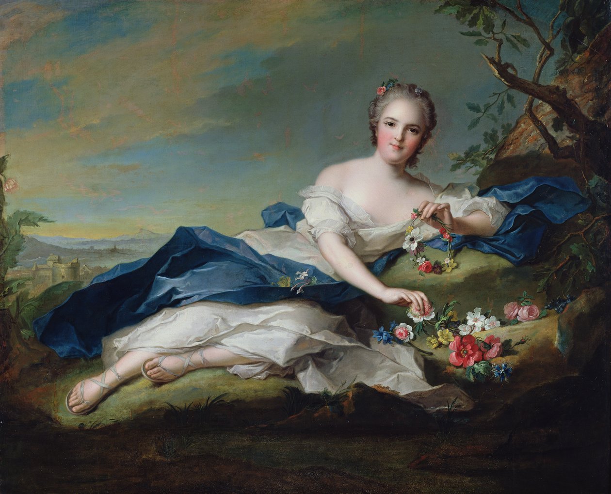Portrait of Henriette of France, c.1742 by Jean-Marc Nattier