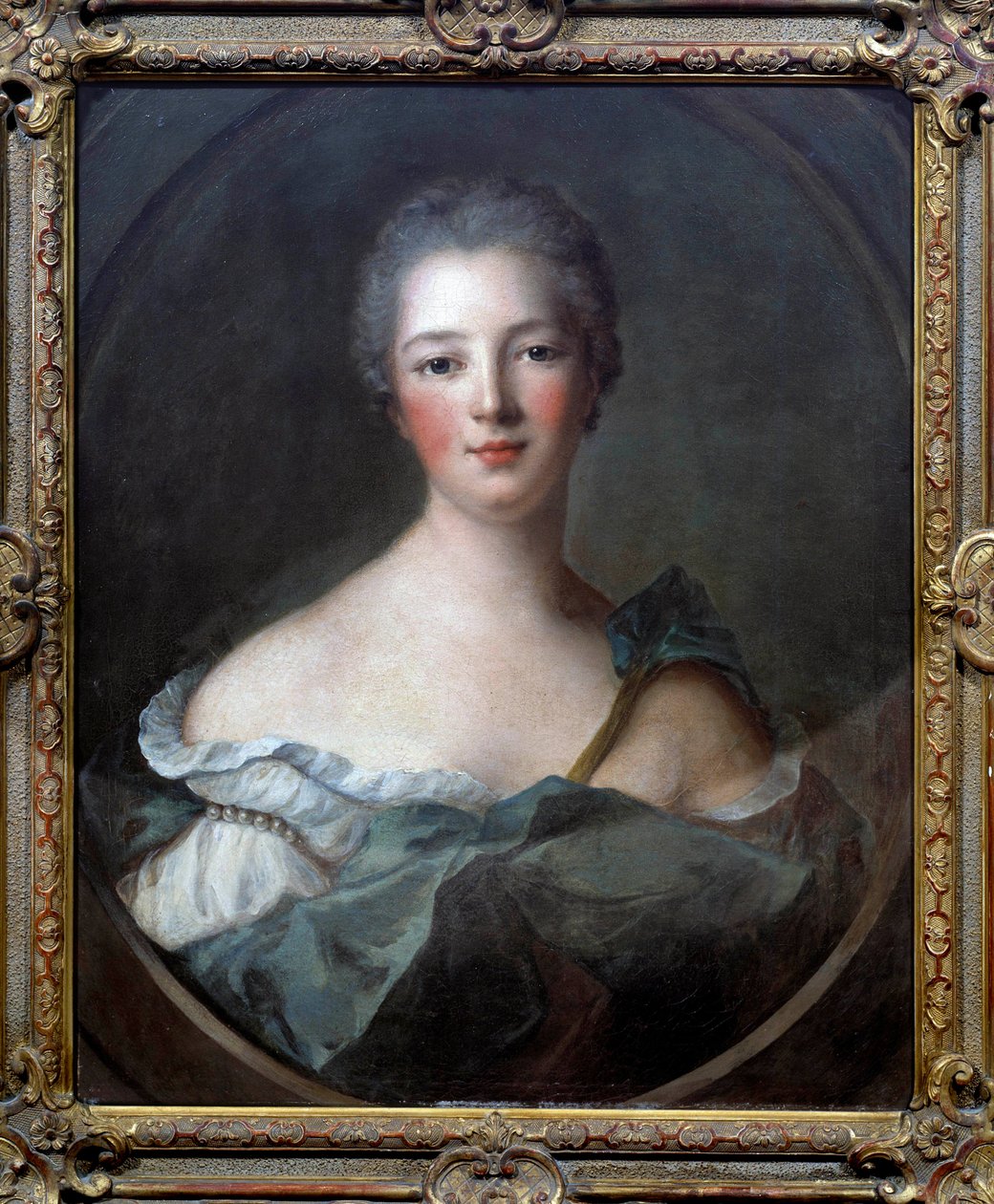 Portrait of Jeanne Antoinette Poisson, Marquise of Pompadour by Jean Marc Nattier